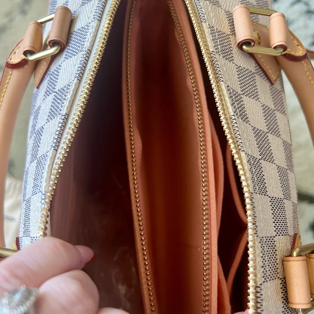 Speedy 30 Damier Azur Bandolier Louis Vuitton - Picture 11 of 12